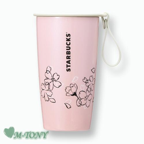 Starbucks スターバックス SAKURA 2023 ストラップ カップシェイプ ステンレス ボトルさくら 桜 355ml(12oz) ☆ スタバ/タンブラー/スタバタンブラー/スタバマグ/マグカップ/クリスマス/バレンタイン/ハロウィン/spring