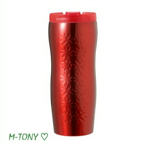 Starbucks スターバックスホリデー ステンレス タンブラースノー レッド 355ml ☆ スタバ/タンブラー/スタバタンブラー/スタバマグ/マグカップ/クリスマス/バレンタイン/ハロウィン/Xmasのサムネイル