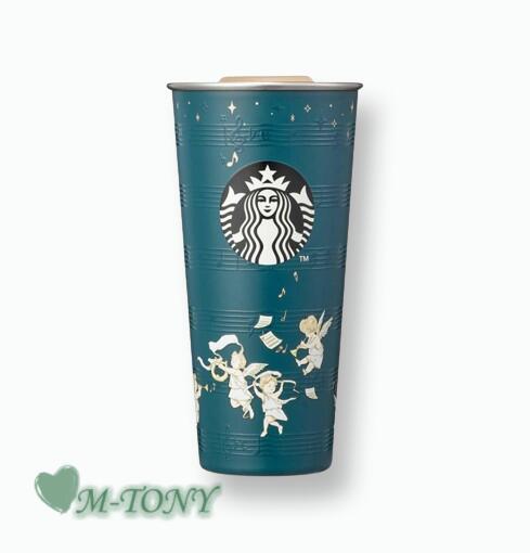 Starbucks スターバックスSS ステンレス クリスマス エンジェル DW TOGO タンブラーSS X-mas angel DW to go tumbler473ml☆海外限定品/日本未発売/スタバ/タンブラー/スタバタンブラー/スタバマグ/マグカップ/ホリデー/Xmas