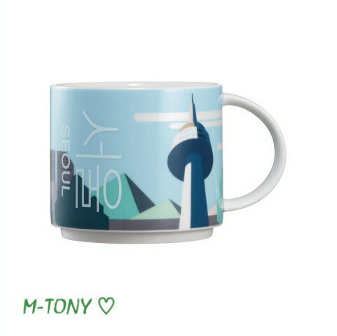 Starbucks スターバックスリアル ソウル マグ (Tower)Real Seoul mug(Tower)韓国ソウル限定 414ml ☆ 海外限定品/日本未発売/スタバ/タンブラー/スタバタンブラー/スタバマグ/マグカップ/クリスマス/バレンタイン/ハロウィン