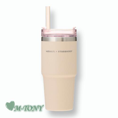 Starbucks スターバックス Starbucks スターバックスSTANLEY＋STARBUCKS3WAY ステンレス タンブラー STANLEY ベージュSS stanley quencher tumblerスタンレー 473ml ☆ スタバ/タンブラー/スタバタンブラー/スタバマグ/マグカップ/springのサムネイル