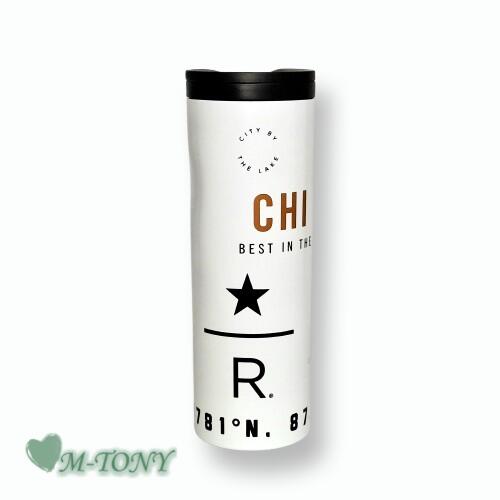 Starbucks スターバックスシカゴ CHICAGO SS ステンレス リザーブ タンブラーRESERVE® 北米 473ml(16oz) ☆ 海外限定品/日本未発売/スタバ/タンブラー/スタバタンブラー/スタバマグ/マグカップ/クリスマス/バレンタイン/ハロウィンのサムネイル