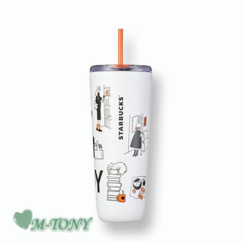 Starbucks スターバックスSS ステンレス ブッククラブ ジョイ コールドカップ710ml☆海外限定品/日本未発売/スタバ/タンブラー/スタバタンブラー/スタバマグ/マグカップ/クリスマス/バレンタイン/ハロウィン/autumn【売れ筋】【オススメ】のサムネイル