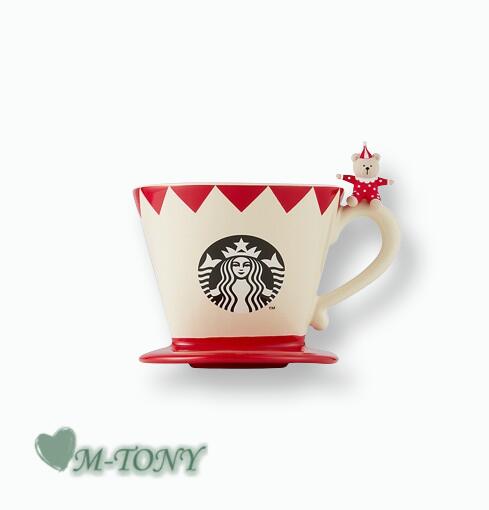 Starbucks スターバックスクリスマス ホリデー ベア フィギュア ドリッパー海外限定品/日本未発売/スタバ/タンブラー/スタバタンブラー/スタバマグ/マグカップ/クリスマス/バレンタイン/ハロウィン/Xmasのサムネイル