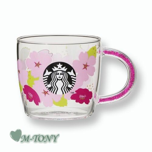 Starbucks スターバックスSAKURA 2024 ビーズハンドル 耐熱グラスマグさくら 桜 296ml ☆ スタバ/タンブラー/スタバタンブラー/スタバマグ/マグカップ/クリスマス/バレンタイン/ハロウィン/springのサムネイル