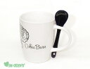 Coffee Bean コーヒービーンシープ ダンシング マグカップ&スプーンブラック 296ml(10oz) ☆ ロシア ☆ 海外限定品/日本未発売/タンブラ...
