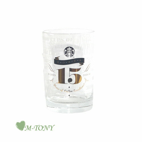 Starbucks スターバックス韓国15周年記念 アニバーサリー グラス430ml ☆ 海外限定品/日本未発売/スタバ/タンブラー/スタバタンブラー/スタバマグ/マグカップ/クリスマス/バレンタイン/ハロウィンのサムネイル