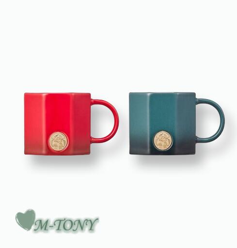 Starbucks スターバックスホリデー グラム マグ セット グリーン＆レッド237ml ☆ 海外限定品/日本未発売/スタバ/タンブラー/スタバタンブラー/スタバマグ/マグカップ/クリスマス/バレンタイン/ハロウィン/Xmasのサムネイル