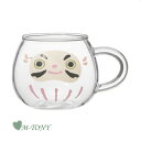 Starbucks スターバックス グラスマグ だるま296ml マグカップ ☆ スタバ/タンブラー/スタバタンブラー/スタバマグ/マグカップ/クリスマス/バレ...