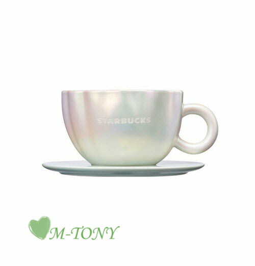 Starbucks スターバックスアニバーサリー シェル マグ＆ソーサーanniversary shell mug and saucer355ml ☆ 海外限定品/日本未発売/スタバ/タンブラー/スタバタンブラー/スタバマグ/マグカップ/クリスマス/バレンタイン/ハロウィンのサムネイル