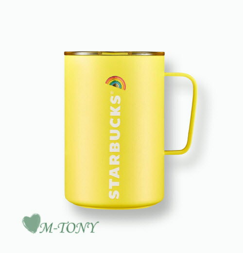 Starbucks スターバックスSS ステンレス サマー ミアー ハンドル ネオン マグカップ イエローSS Summer miir handle neon tumbler473ml☆海外限定品/日本未発売/スタバ/タンブラー/スタバタンブラー/スタバマグ/マグカップ/summerのサムネイル