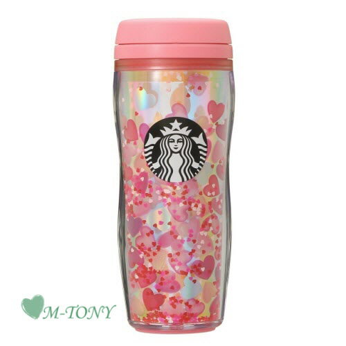 Starbucks スターバックスバレンタイン 2021 ボトル ホログラムハート355ml(12oz) /スタバ/タンブラー/マグ/クリスマス/バレンタイン/ハロウィン/Valentine’s Day