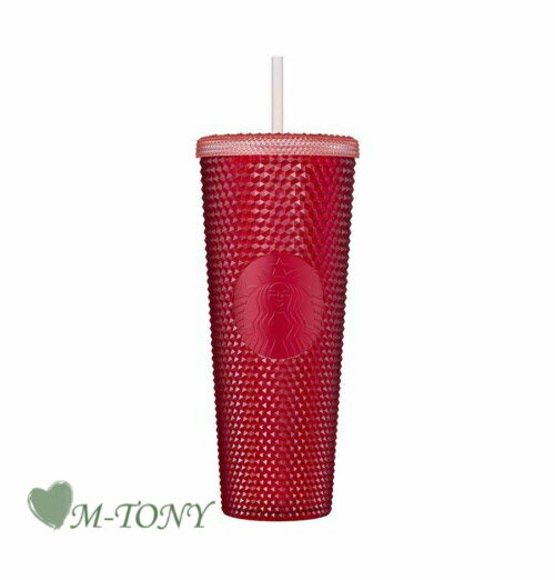 Starbucks スターバックス ホーリー レッド ブリング スタッズ コールドカップHoly red bling stud coldcup710ml ☆ 海外限定品/日本未発売/スタバ/タンブラー/スタバタンブラー/スタバマグ/マグカップ/クリスマス/バレンタイン/ハロウィン/Xmasのサムネイル
