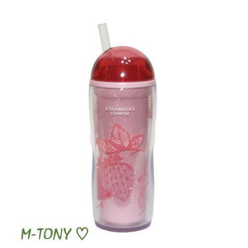 Starbucks スターバックスドームリッド タンブラー ストロベリー240ml(8oz) ☆ スタバ/タンブラー/スタバタンブラー/スタバマグ/マグカップ/クリスマス/バレンタイン/ハロウィンのサムネイル