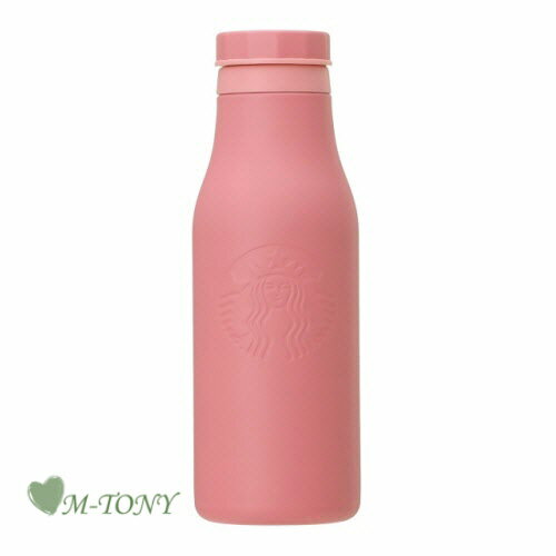 Starbucks スターバックスステンレス ロゴ ボトル マット ピーチピンク473ml ☆ スタバ/タンブラー/スタバタンブラー/スタバマグ/マグカップ/クリスマス/バレンタイン/ハロウィン/autumnのサムネイル