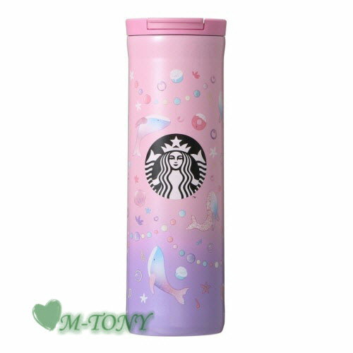 Starbucks スターバックスボトル ワンダーオーシャン パープル473ml(16oz) ☆ スタバ/タンブラー/スタバタンブラー/スタバマグ/マグカップ/クリスマス/バレンタイン/ハロウィン/summerのサムネイル