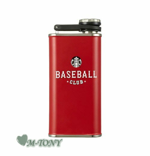 Starbucks スターバックスSTANLEY＋STARBUCKS SS スタンレー ベースボール フラスコ/スキットル 野球SS Stanley baseball flask tumbler237ml ☆ 海外限定品/日本未発売/スタバ/タンブラー/スタバタンブラー/スタバマグ/マグカップ/クリスマス/バレンタインのサムネイル