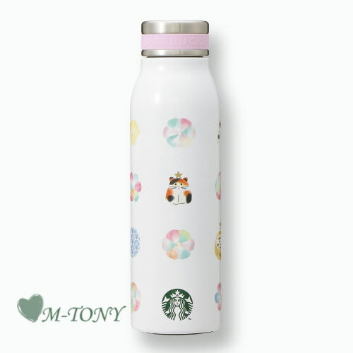 Starbucks スターバックスステンレスボトル JAPAN ホワイト444ml ☆ スタバ/タンブラー/スタバタンブラー/スタバマグ/マグカップ/クリスマス/バレンタイン/ハロウィン/newyearのサムネイル
