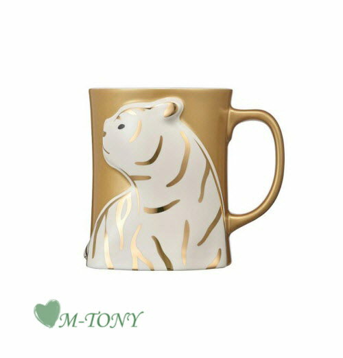Starbucks スターバックス2022 新年 寅年 タイガー ゴールド マグカップNew year tiger gold mug355ml ☆ 海外限定品/日本未発売/スタバ/タンブラー/スタバタンブラー/スタバマグ/マグカップ/クリスマス/バレンタイン/ハロウィン/newyearのサムネイル