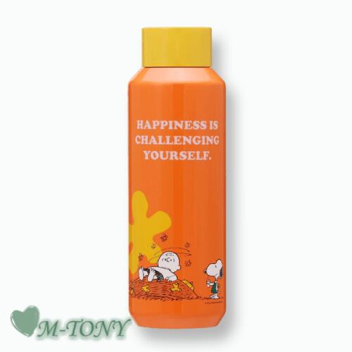 Starbucks スターバックスステンレスボトル オレンジ PEANUTS Charlie Brown473ml ☆ スヌーピー スタバ/タンブラー/スタバタンブラー/スタバマグ/マグカップ/クリスマス/バレンタイン/ハロウィンのサムネイル