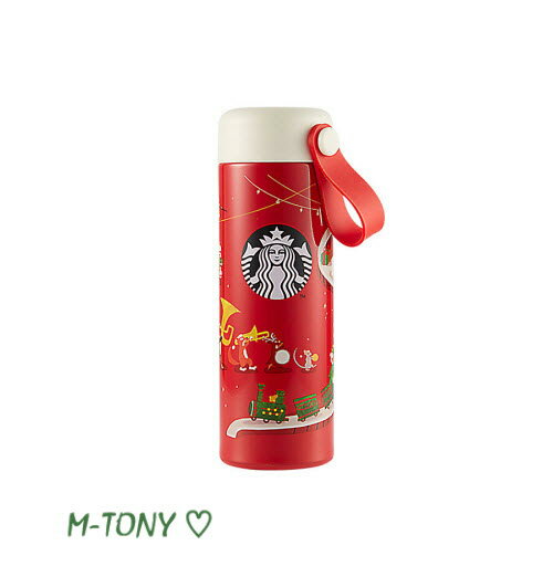 Starbucks スターバックス SS ステンレス ストラップ ホリデー フェア タンブラーSS holiday fair strap tumbler355ml ☆ 海外限定品/日本未発売/スタバ/タンブラー/スタバタンブラー/スタバマグ/マグカップ/クリスマス/バレンタイン/ハロウィン/Xmasのサムネイル