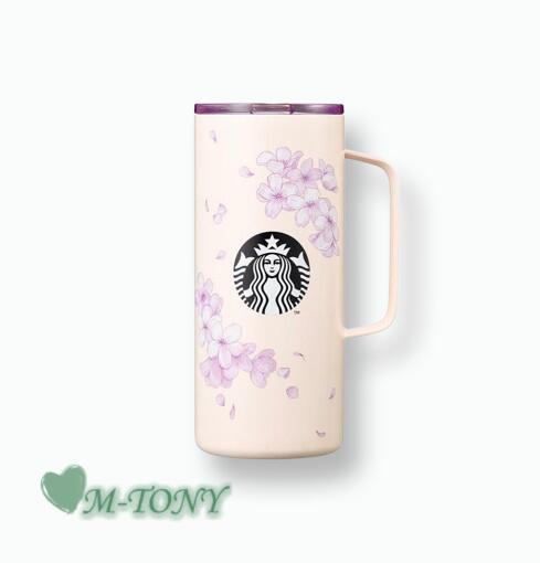 Starbucks スターバックスSS ステンレス さくら シークレットガーデン タンク タンブラー ピンクSS Blossom secret garden Tank TumblerSAKURA 503ml ☆ 海外限定品/日本未発売/スタバ/タンブラー/スタバタンブラー/spring【売れ筋】【オススメ】のサムネイル