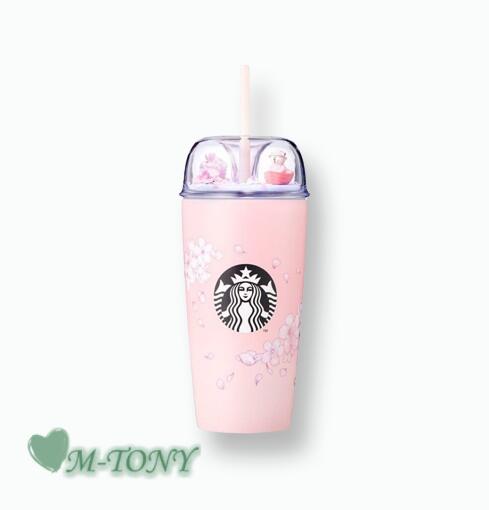 Starbucks スターバックスSS ステンレス さくら シークレットガーデン ジェロ コールドカップ タンブラーSS Blossom secret garden Jello ColdCupSAKURA 473ml☆海外限定品/日本未発売/スタバ/タンブラー/スタバタンブラー/springのサムネイル
