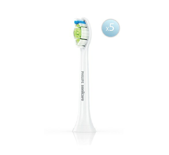 Philips Sonicare DiamondClean フィリップス ダイヤモンドクリーンブラシヘッド レギュラーサイズ 5本入 ホワイトプラス HX6065/01【配送種別A】