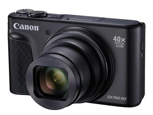 CANON デジタルカメラ PowerShot / IXY 光学40倍 約2030万画素 Wi-Fi対応 小型 USB充電 高画質 SX740 HS ブラック 【配送種別A】