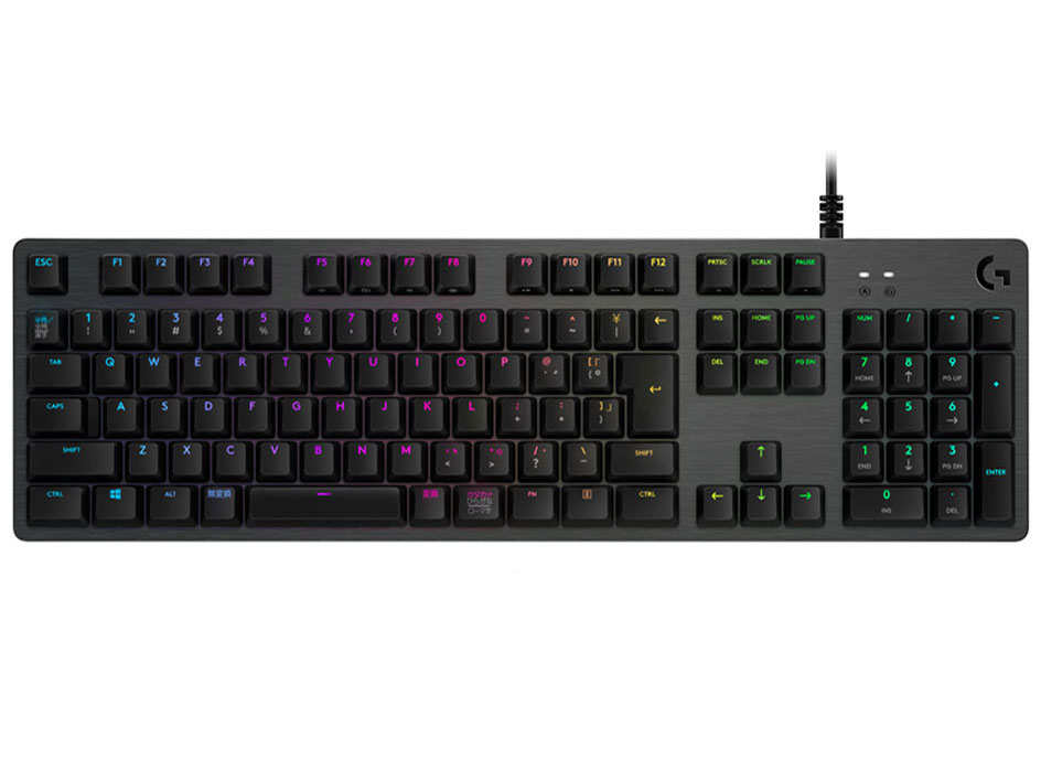 ロジクール キーボード G512 Carbon RGB Mechanical Gaming Keyboard Tactile G512r-TC [ブラック] 【配送種別A】