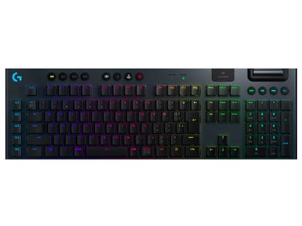 ロジクール キーボード G913 LIGHTSPEED Wireless Mechanical Gaming Keyboard-Tactile G913-TC カーボンブラック 【配送種別A】