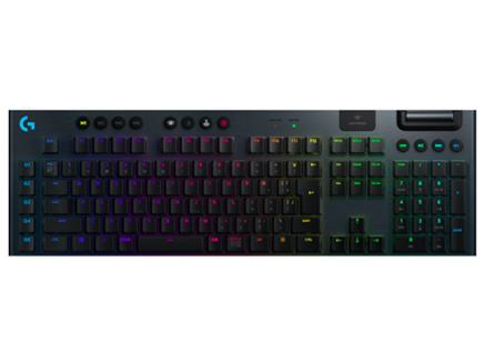 ロジクール キーボード G913 LIGHTSPEED Wireless Mechanical Gaming Keyboard-Clicky G913-CK カーボンブラック 【配送種別A】