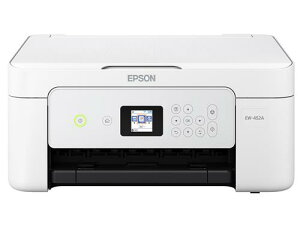 【在庫有】 EPSON エプソン プリンタ カラリオ EW-452A A4 インクジェット複合機 無線LAN テレワーク コピー スキャン 4色独立インク コンパクト 【配送種別A】