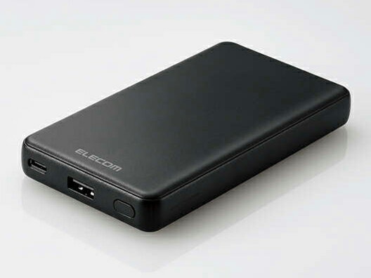 쥳 ХХåƥ꡼ 7000mAh ( USB PDб ) 18W Type-C1 / USB-A1 ֥å DE-C27-7000BK B