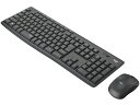 ロジクール キーボード MK295 Silent Wireless Keyboard and Mouse Combo MK295GP グラファイト 【配送種別A】