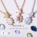 セミオーダー ネックレス レディース ピンクゴールド イエローゴールド シルバー 誕生石 ピンク オーダーメイド プレゼント mn0597 母の日 ギフト ホワイトデー