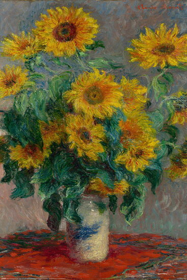 モネ/Bouquet of sunflowers ポスター PP-34839