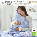 【10％OFFクーポン有※4/30迄】【西川ストア限定】 ハイグレード グース 羽毛掛けふとん ドイツ産グース90 1.4kg/EC907（セミダブルロング）170×210cm ピンク/ブルー