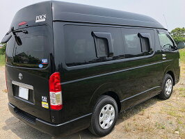 ハイエース200系4型〜5型網戸対応小窓バイザー(1P)