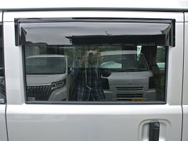 エブリイDA64V/DA64Wビッグワイドバイザー(前後セット/ダークスモーク)DS64/DG64/DR64/エブリィ