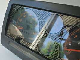 ジムニーJA11/JA71後期メーターパネルカバー(カーボンプリント)