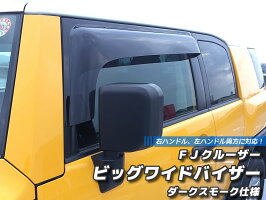 FJクルーザービッグワイドバイザーver.2(改良版)/ダークスモーク/マッドファクトリー製