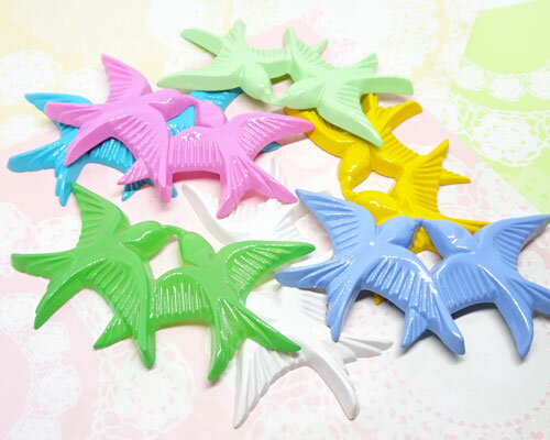 ペアバード（レプリカ）［cab-bir-rep-002]【手芸・手芸用品・手芸材料・手作り・アクセサリー・パーツ..