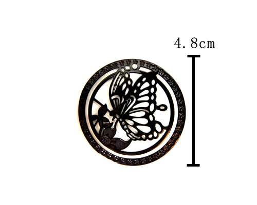 一羽の蝶 透かしパーツ