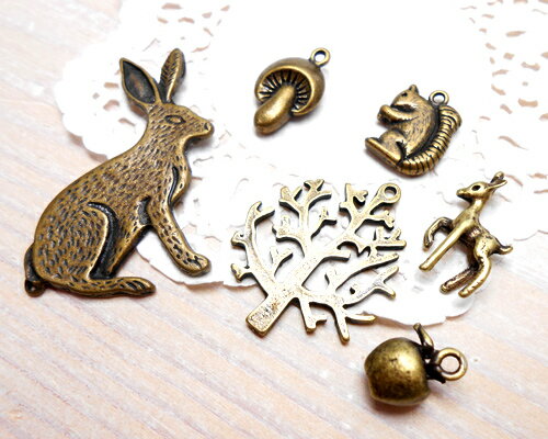 福袋 チャームアソート 森の動物たち-1 [fu-cha-003]