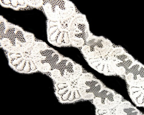 チュールレース 花扇 1m[lac-c-006]