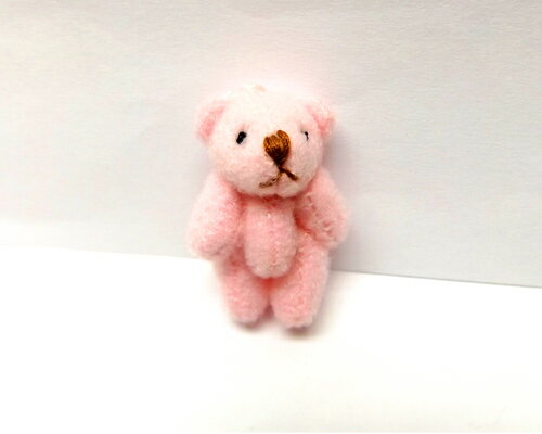 ミニミニくま3cm マイクロ ピンク2個[mk-ss-006]