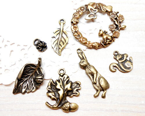 福袋 チャームアソート 森の動物たち-2 [fu-cha-012]