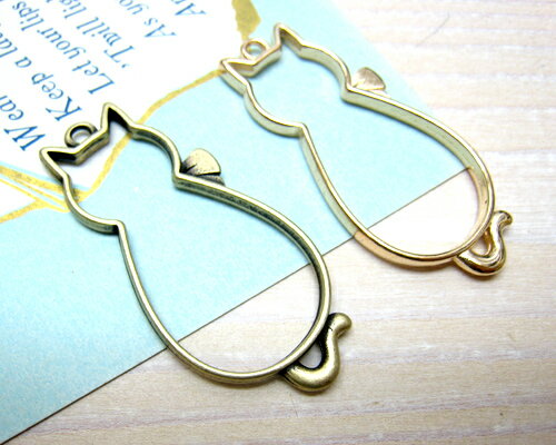 樂天商城 - リボンキャットフレームL(枠のみ）[set-213]