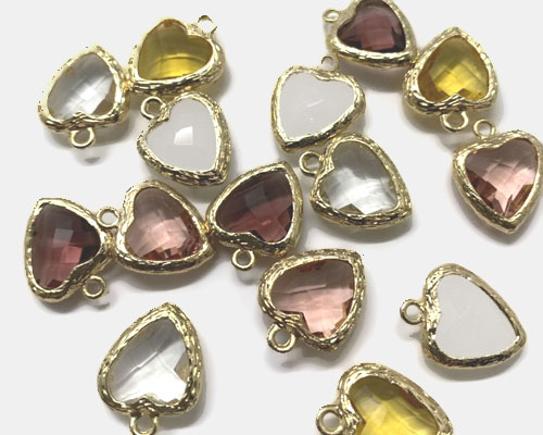 フレームストーン ブランチハート［st-mt-uk-018] 【手芸・手芸用品・手芸材料・手作り・アクセサリー・パーツ・チャーム・ビーズ・ネックレス・イヤリング・ピアス・ハンドメイド・素材】